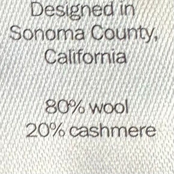 Athleta Northern Lights Chunky Knit Tunic Cashmere Wool Sweater Black Marl - Picture 10 of 10